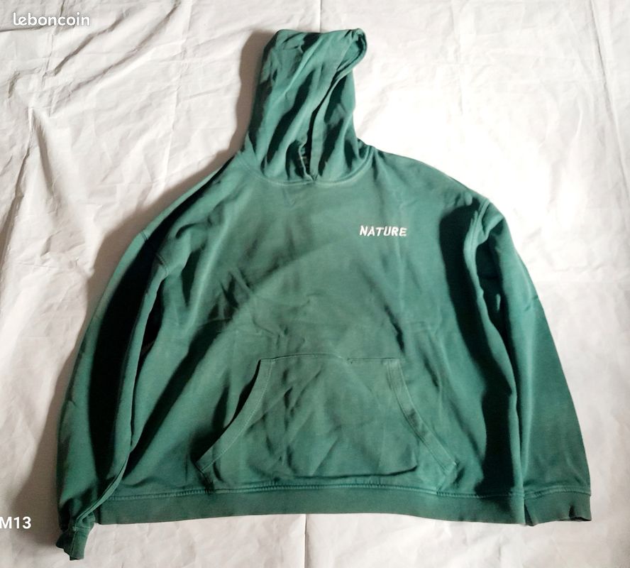 Sweat à capuche femme vert foncé Nature Kiabi Eco Conception