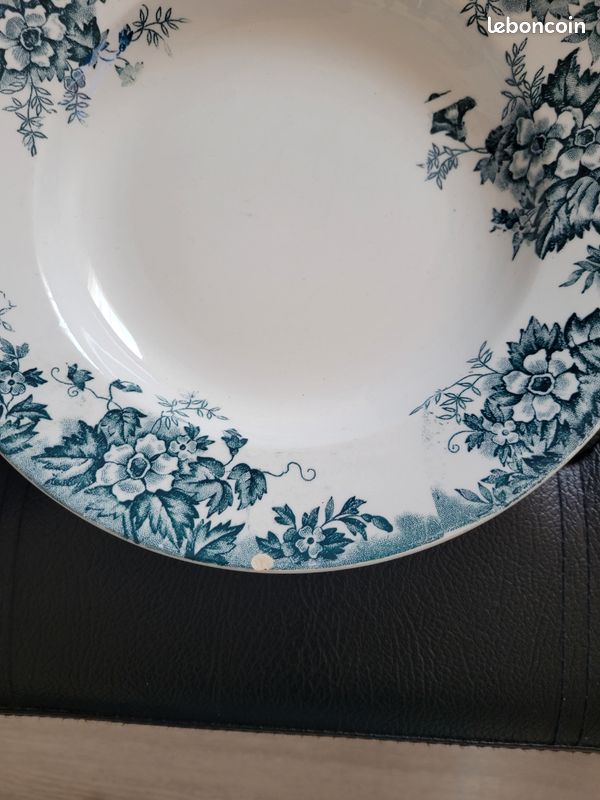 Assiettes anciennes Marie Louise - Moulin des Loups hamage (image 6)