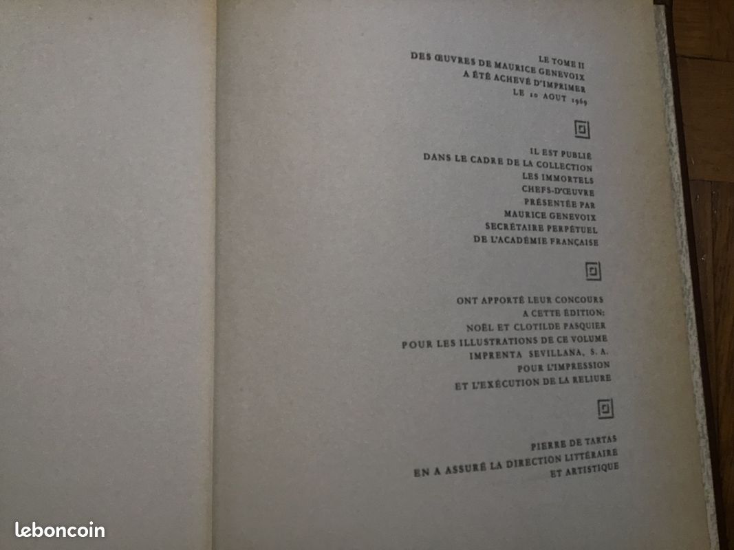 TIP Livres maurice Genevoix (image 9)