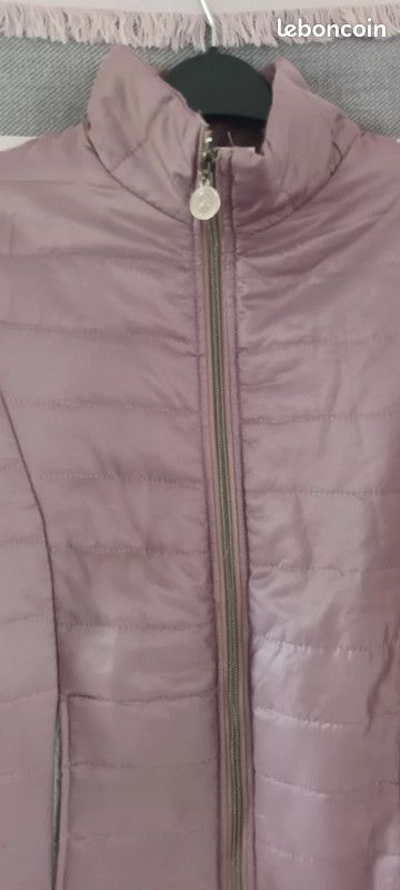 Veste doudoune légère matelassée marron clair femme 38 Vêtements