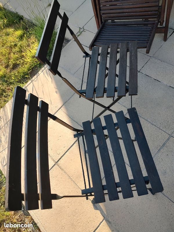 Chaises de jardin bois de chez Ikea (image 3)