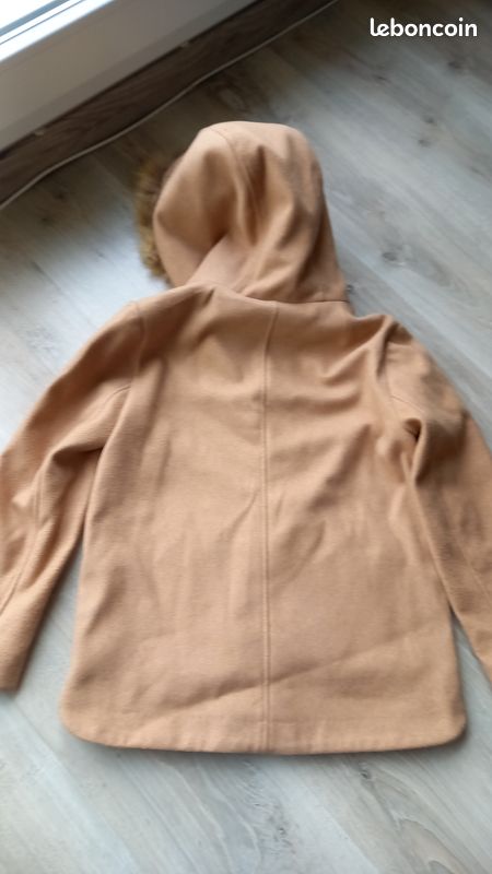 Blouson parka duffle coat camel en très bon état (image 2)