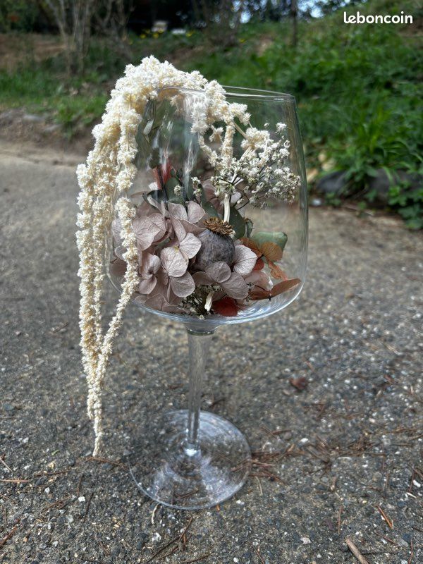 Verres à Champagne Pour Mariage Rustique, Sur Tiges Avec Ficelle – Neufs En Boîte