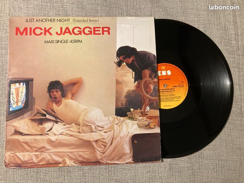 Maxi 45T Mick Jagger Just another night (image 1)