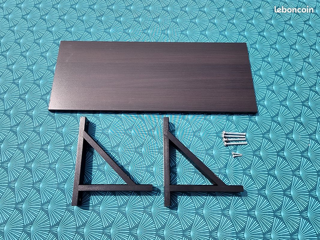 Lot de 2 étagères Ikea EKBY avec équerres (image 10)