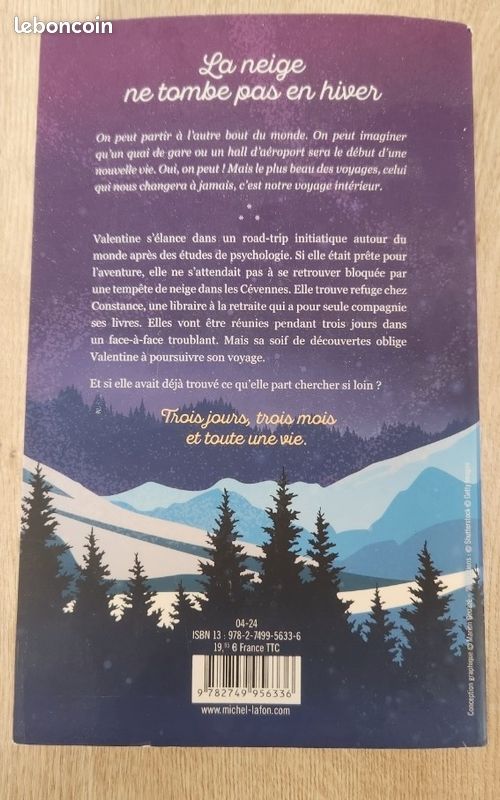 Livre "La neige ne tombe pas en hiver" (image 3)