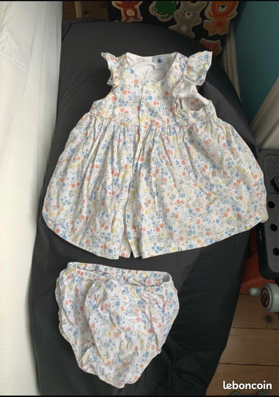 Robe + boomer Petit Bateau 12 mois (image 2)