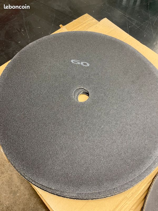 Plateau + abrasifs 60/80/120 diam. 420-430mm pour monobrosse (image 4)