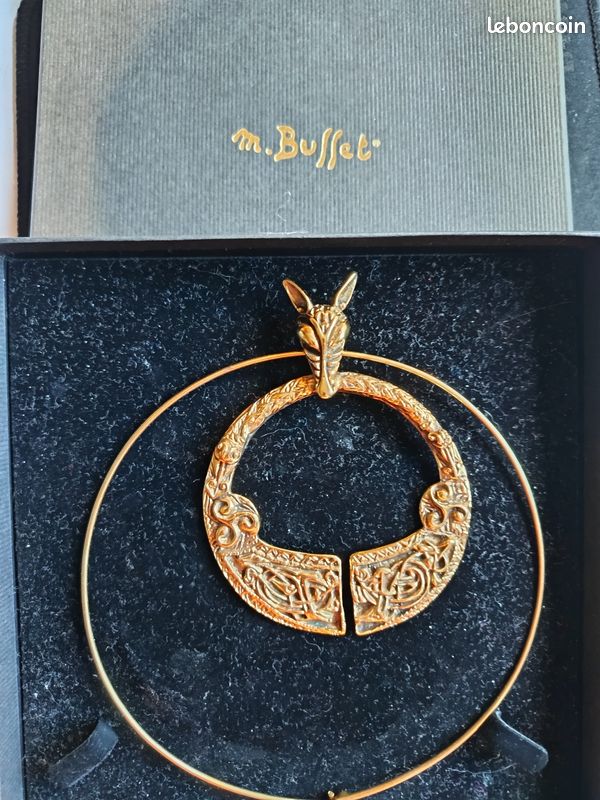 Collier Ras Du Cou Vintage Années 1970 - Avec Pendentif - Occasion