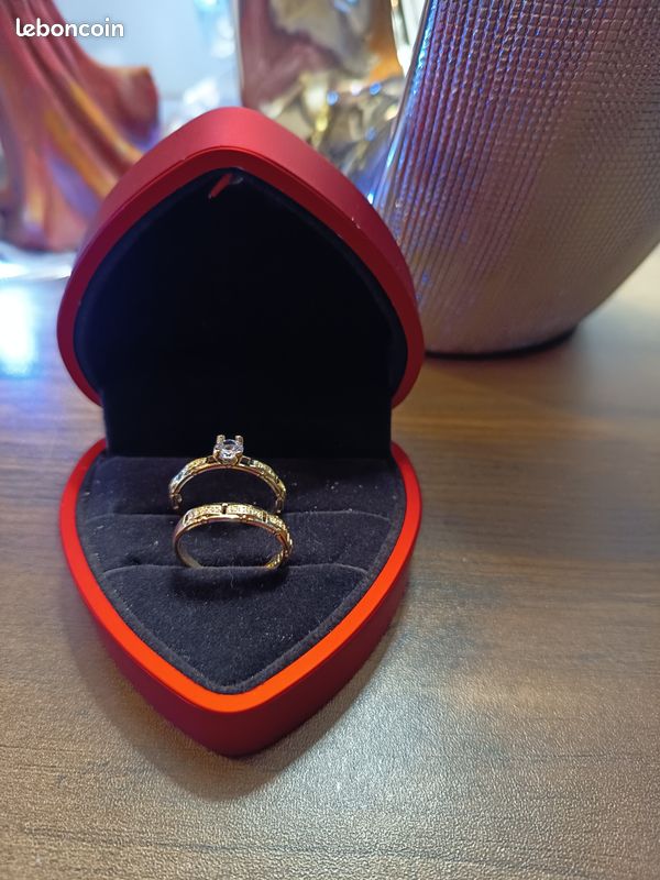 Bague Alliance Plaquée Or Jaune - Taille 63 - Neuve Avec étiquettes - Issue Boutique