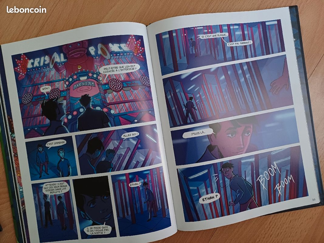 2 BD Squeezie Bleak Lot de 2 Bandes dessinées du youtubeur Squeezie Bleak tomes 1 et 2 (image 5)