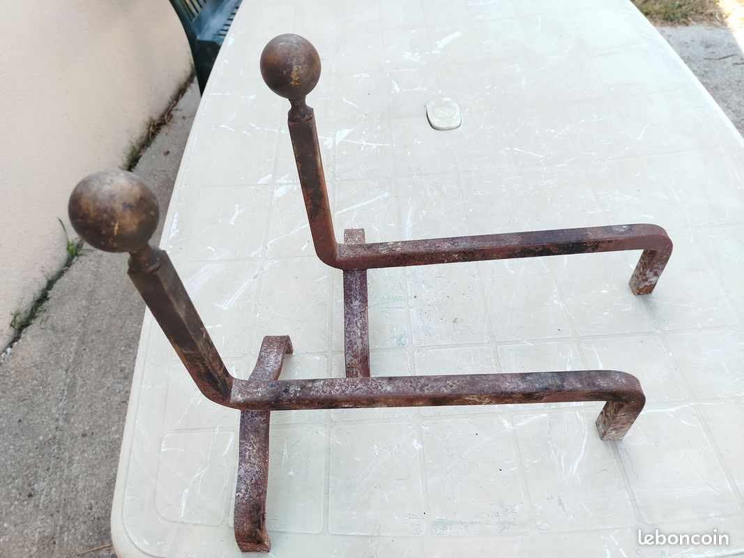 Paire de chenêts (image 2)