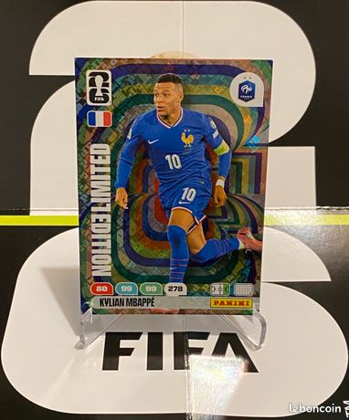 ADRENALYN PANINI KYLIAN Mbappe Edition Limitée Autographe Ultra Rare