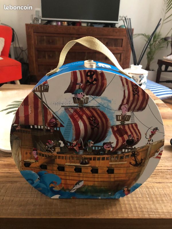 Valisette Puzzle géant pirates 39 pcs -janod (image 1)