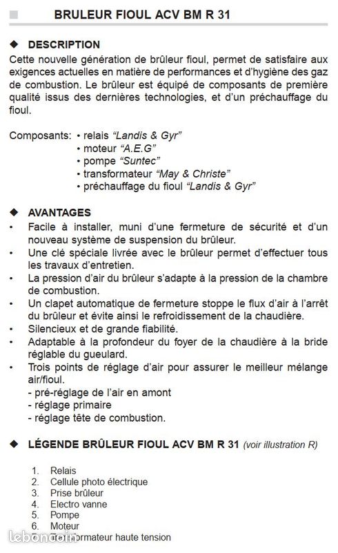 Brûleur Fuel pour chaudière de chauffage central (image 6)