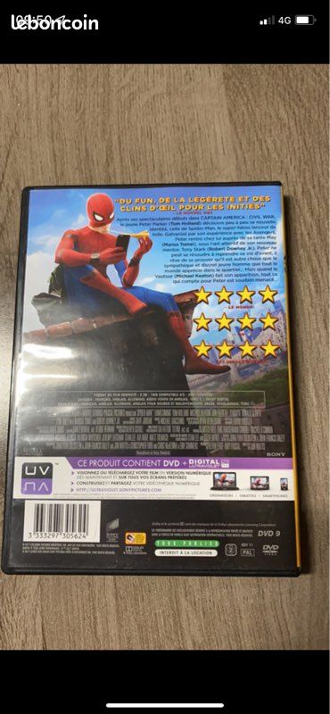 DVD Marvel Spiderman Homecoming (image 2)