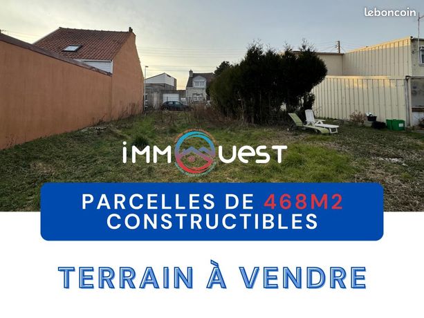 Terrain 468 m² Calais