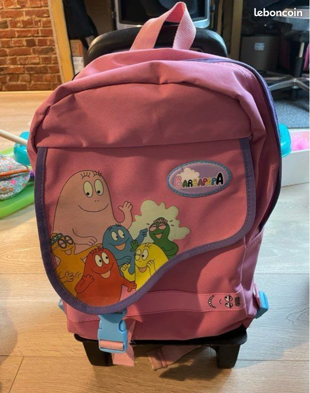 Cartable à roulettes Barbapapa (image 1)