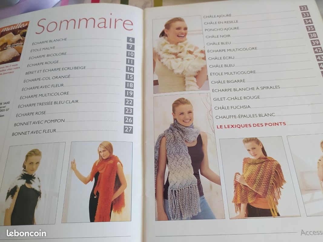 Catalogue modèle tricot 1000 mailles accessoire de mode (image 3)