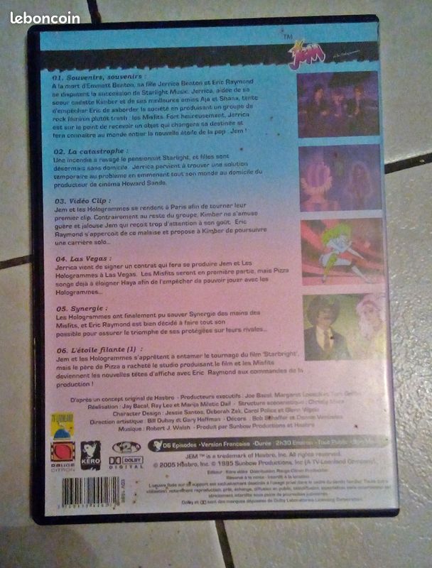 Dvd 1 et 2 de jem et les hologrammes .. (image 4)