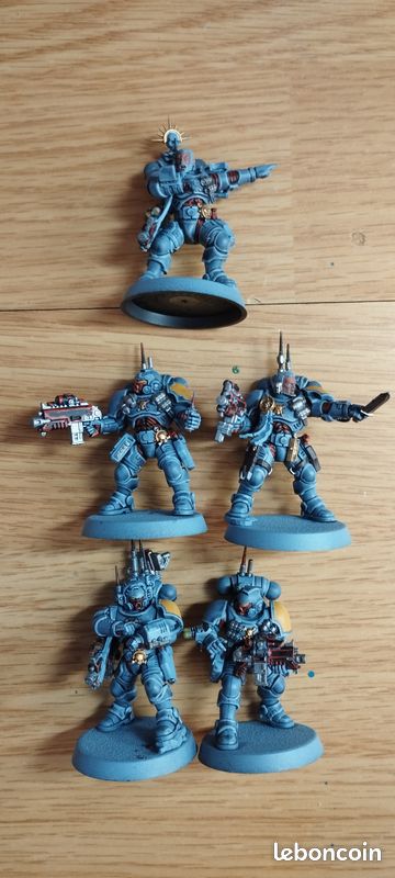 Space Marines 5x Escouade Infiltrator Warhammer 40k Infiltrator Squad Space Marine Ultramarines Space Wolves (image 1)