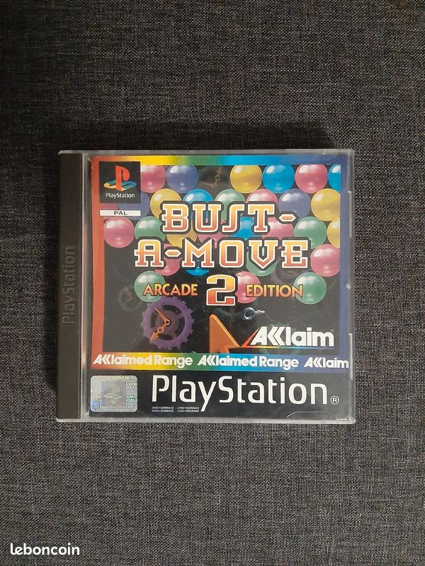 Bust-a-move 2 Sur PlayStation 1 – Jeu Complet – État Correct – En Français
