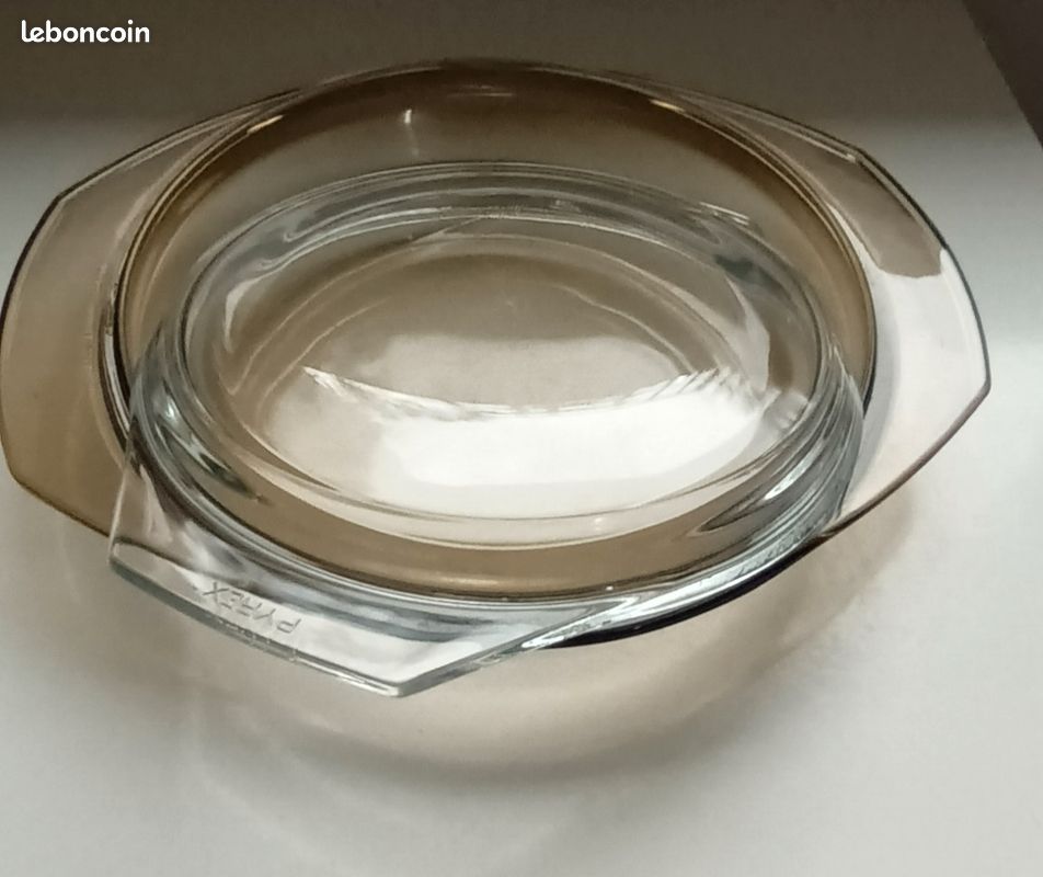 Couvercle pyrex en verre pour cocotte diamètre 22 cm et 18,5 cm (image 2)