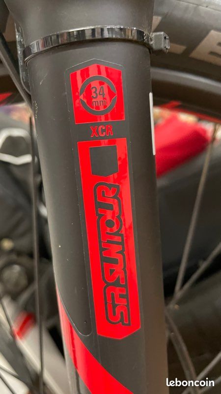 Fourche VTT AE Suntour XCR 34 2020 - 27,5 - 500 km - état neuf (image 3)