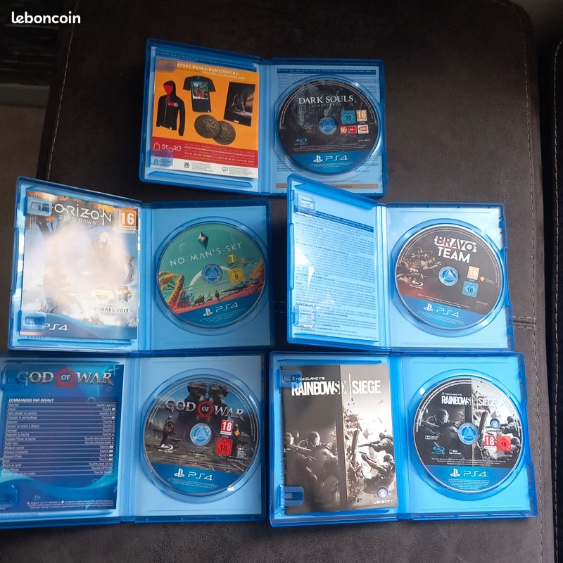 Lot de 6 Jeux de Combat Playstation 4 PS4 Neufs - Jeux vidéo