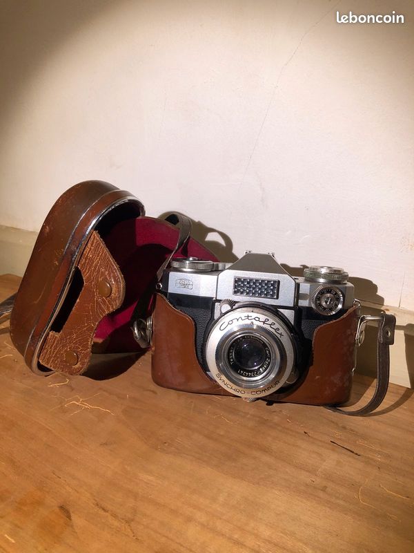 Appareil Photo Argentique Zeiss Ikon - Objectif Tessar - Compact Vintage - Pour Collection Ou Pièces