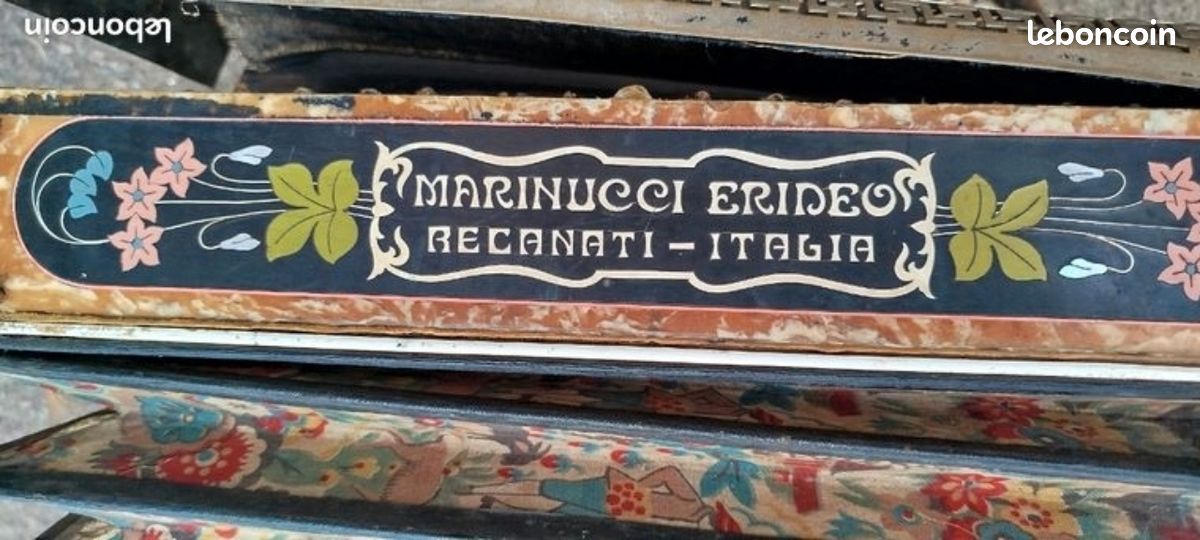 Bel accordéon ancien italien Marinucci Erideo Italia (image 9)