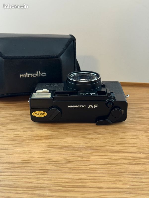 Appareil Photo Argentique Compact Minolta Hi-matic AF - Noir