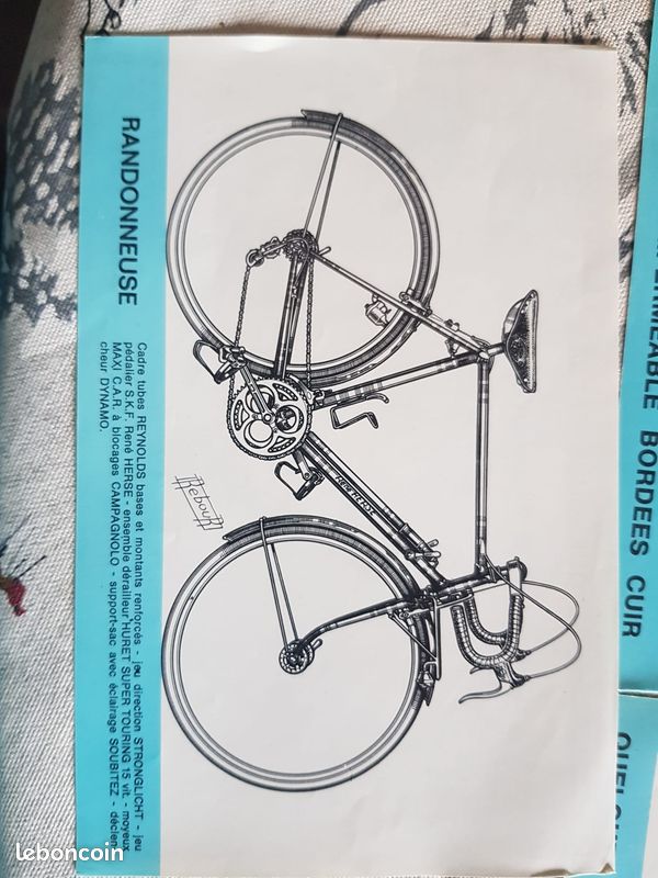 RARE RANDONNEUSE RENE King VIETTO Herse Singer Routens Follis Tdf Velo EUR 899,90 - FR