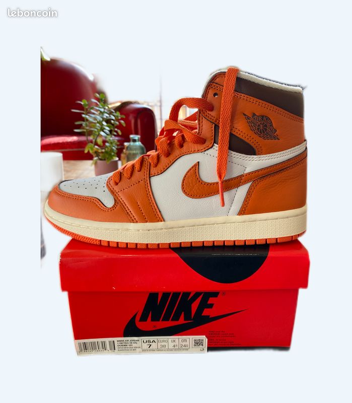 Air Jordan retro orange taille 38 Chaussures
