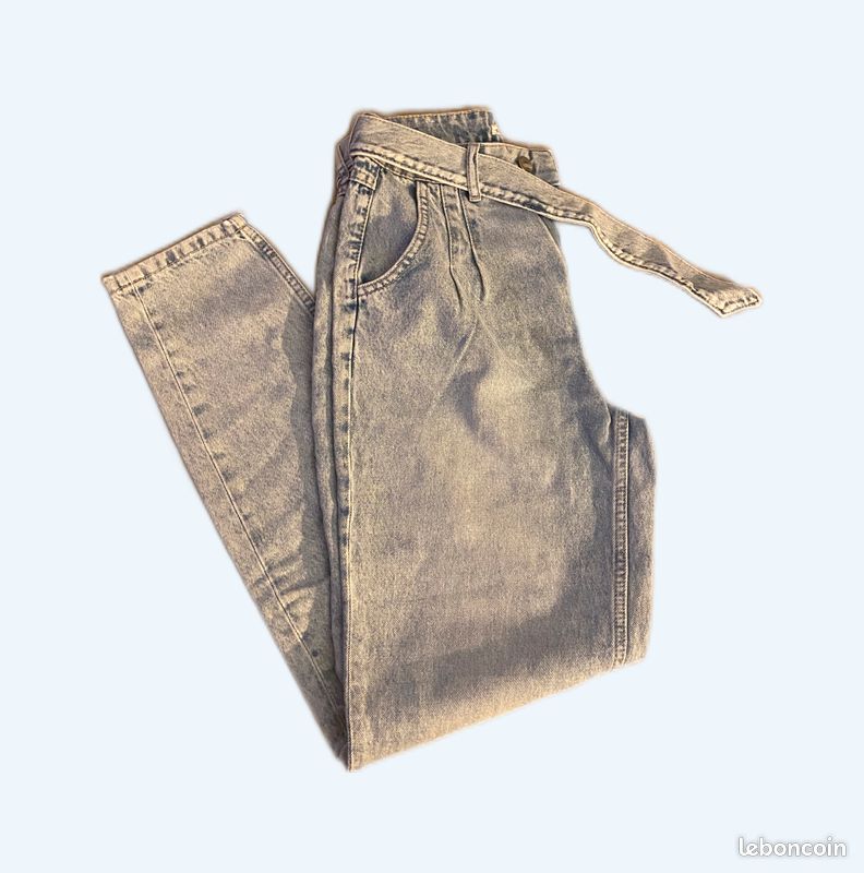 Jean bleu ciel - Bizzbee - Taille 34 - Mom (image 1)