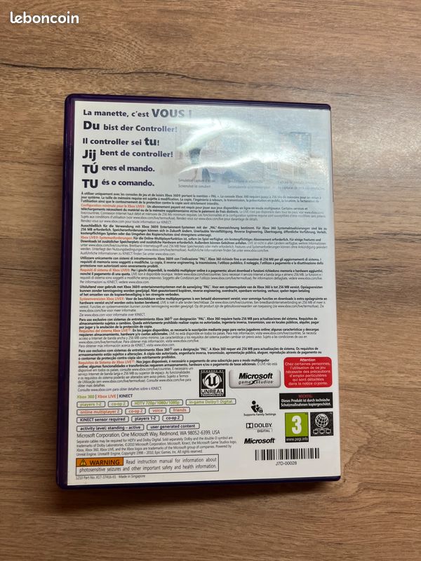 Kinect Adventures Xbox 360 - Très Bon État - Jeux vidéo