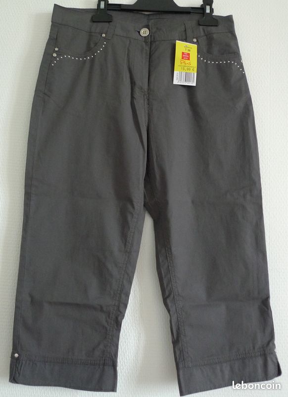 Pantacourt taupe (image 2)