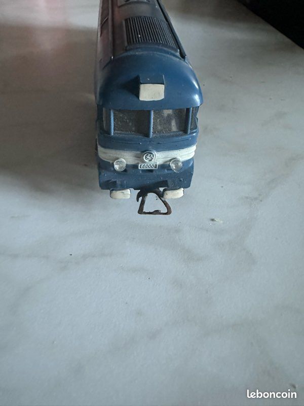 Locomotive HO Troby SNCF CC 68000 Bleue – Type A1AA1A – Modèle Diesel – Occasion
