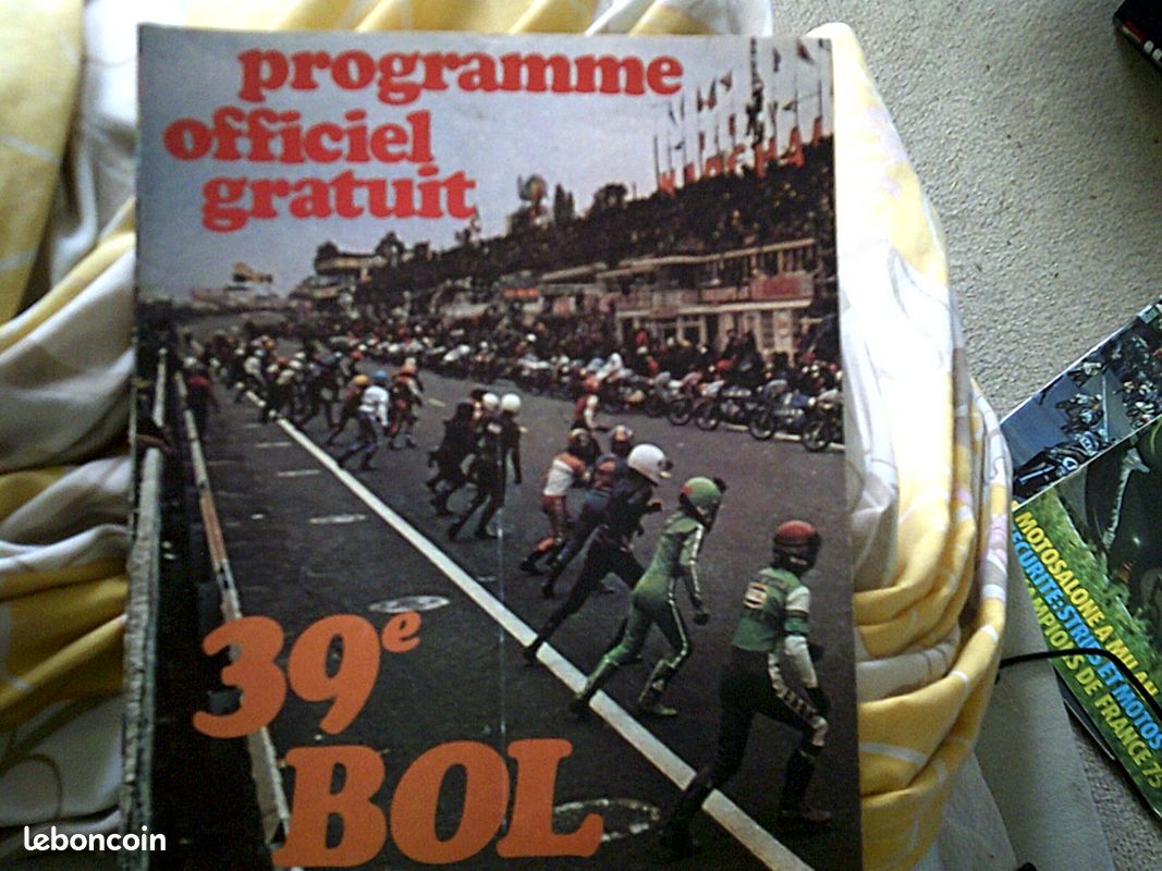Moto revue programme officiel 39ème Bol d'Or (image 1)