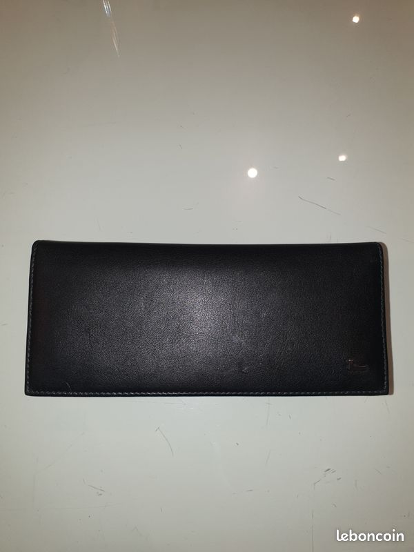 Portefeuille Porte carte Lancel cuir d'agneau noir (image 3)