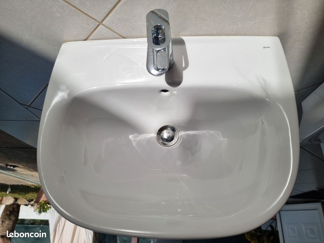 Lavabo complet avec sa colonne à vendre (image 3)