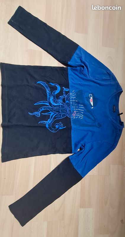 T-shirt manches longues garçon 10 ans (image 1)
