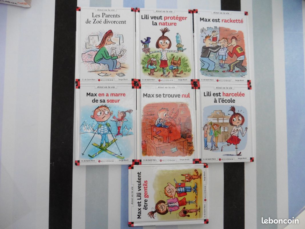 Lot de 7 livres BD jeunesse « Ainsi va la vie» avec Max et Lili (image 2)