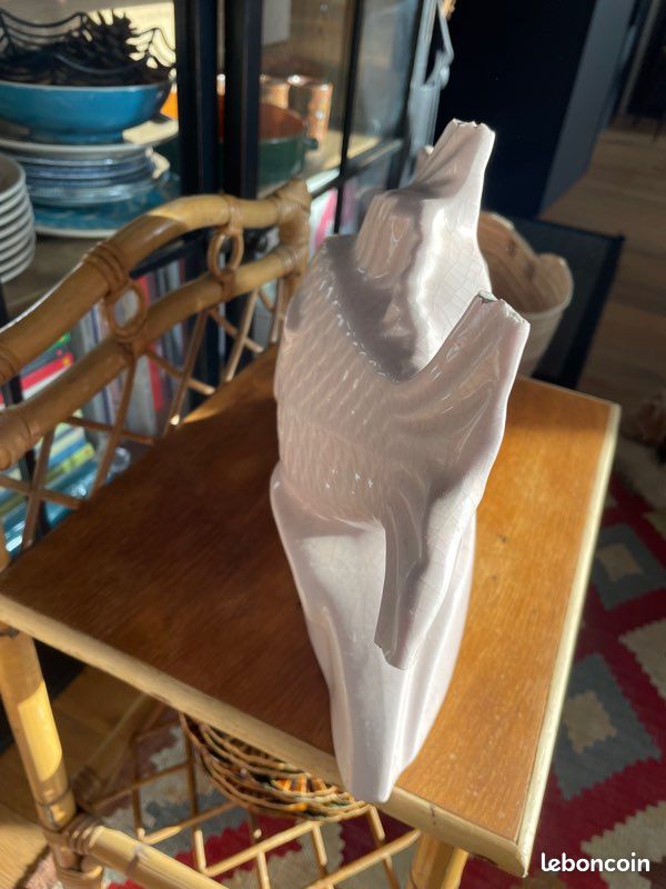 Poisson céramique Lejan Rose (image 3)