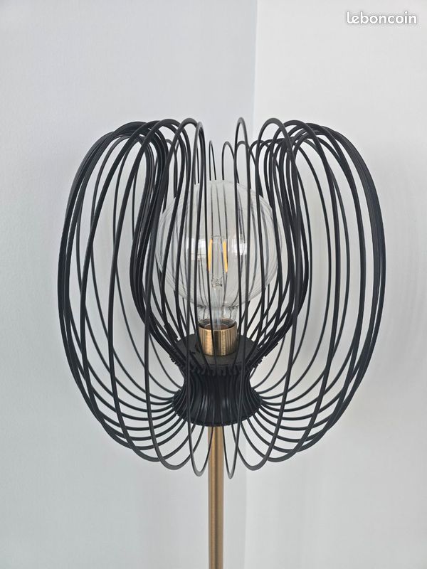 Lampadaire or/noir (image 2)