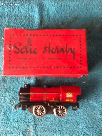 Train echelle O LR LOCO 8 ROUES PO vers 1938 / jouet ancien