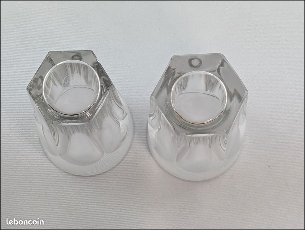 Ensemble de 5 verres cristal de Baccarat - Ressourcerie Histoires Sans Fin