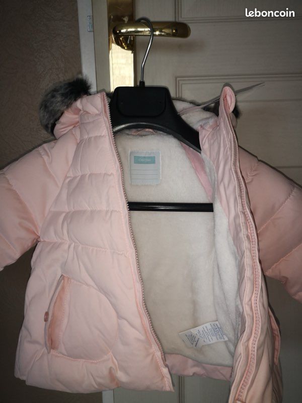 Manteau à capuche - Rose - obaidi 12 mois (image 9)