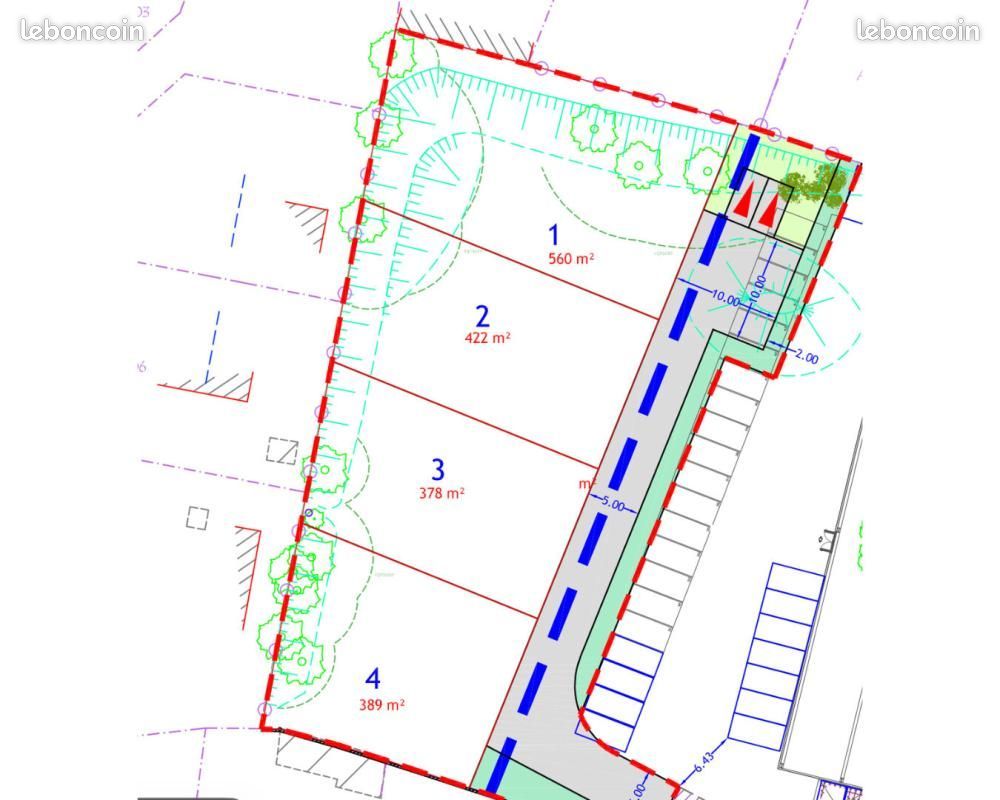 Terrain 422 m² Vannes · 216 500 €