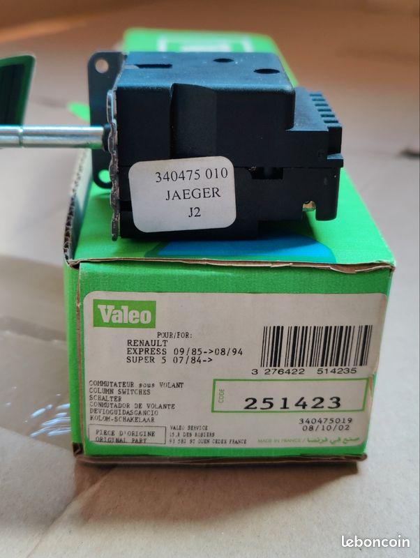 Commodo Adaptable Court Pour Renault 4 Super 5 - Neuf Pièce Remplacement Générique